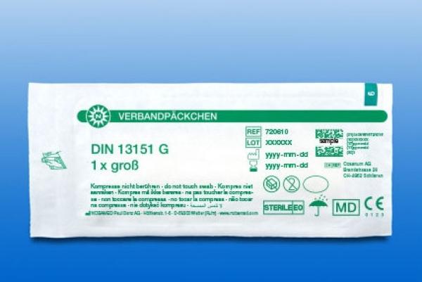 Verbandpäckchen groß steril, 10 Stk.